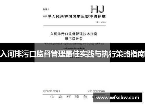 入河排污口监督管理最佳实践与执行策略指南