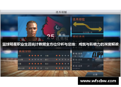 篮球明星职业生涯统计数据全方位分析与总结：成就与影响力的深度解读